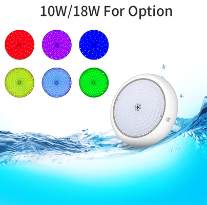 Wall Mounted 160MM Swimming Pool Lights , Resin Filled RGB LED Pool Lights