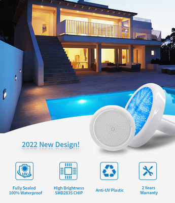 Nontoxic Plastic Vinyl Pool Light Multipurpose IP68 Waterproof