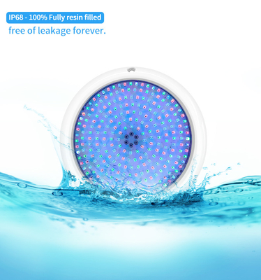 Wall Mounted 160MM Swimming Pool Lights , Resin Filled RGB LED Pool Lights