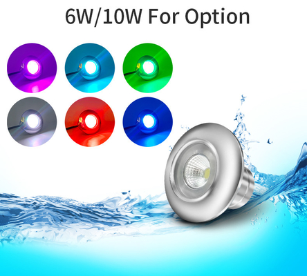 COB Resin Filled 12V LED Swimming Pool Light 316LSS 2 Inch Durable
