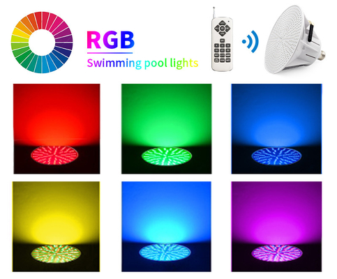 E26 120V 35W LED Pool Bulb RGB Color Changing Remote Control