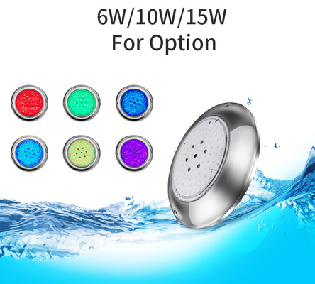 RGB Color Changing LED Pool Light Wall Mounted Refined 150mm 6W