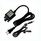 15W IP68 Durable LED Power Supply Adapter AC 12V 24V Rubber Material