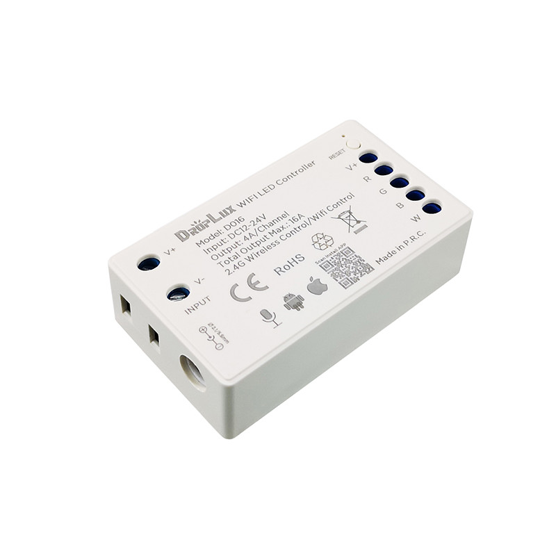 2.4G WiFi ABS RGB LED Dimmer Controller , 16A Remote Control Pool Light