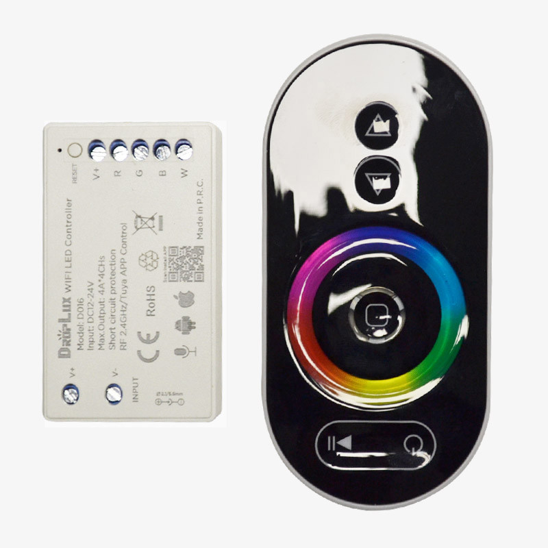 2.4G WiFi ABS RGB LED Dimmer Controller , 16A Remote Control Pool Light
