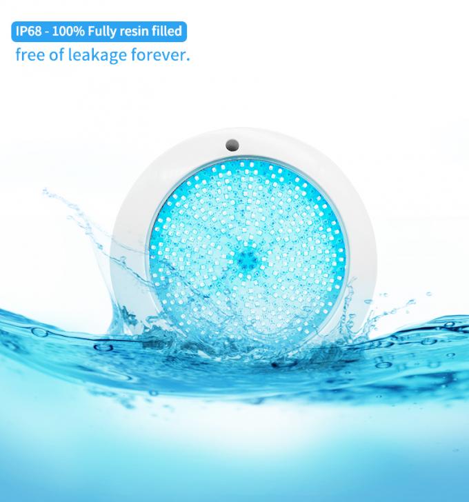 IP68 Resin Filled Wall Mounted LED Pool Light Synchronous Control